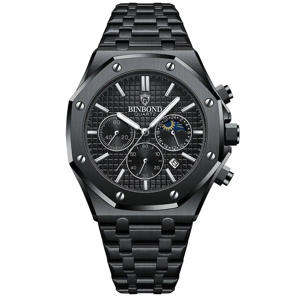 Relógio Masculino Premium Aço Inox Elite®