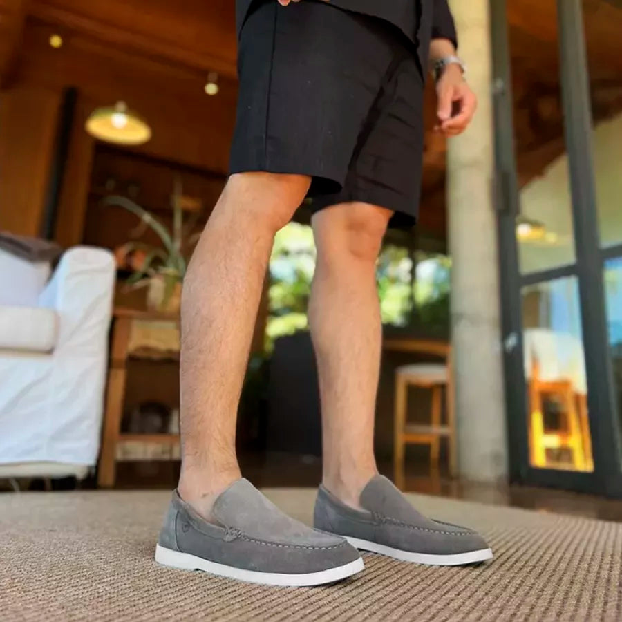 Mocassim Masculino Titan™ – Elegância em Couro Legítimo