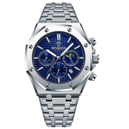 Relógio Masculino Premium Aço Inox Elite®