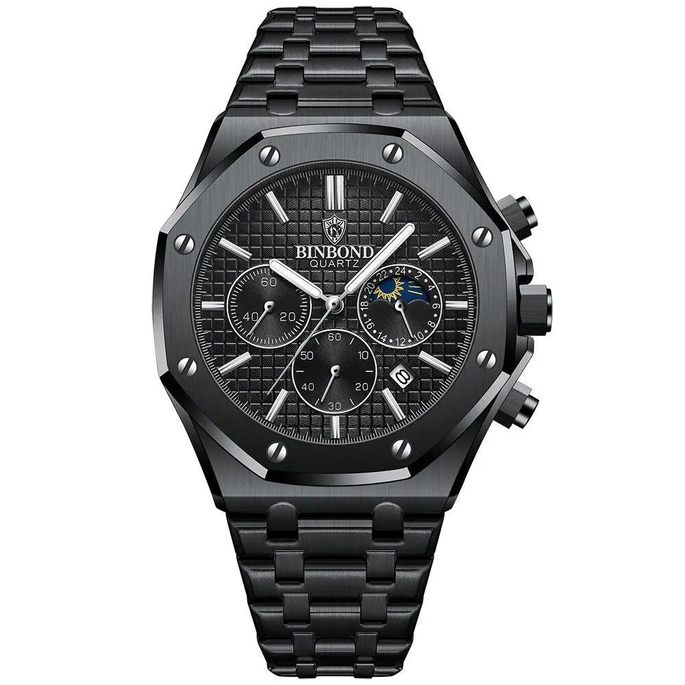 Relógio Masculino Premium Aço Inox Elite®