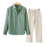 Monte Seu Outfit 'Aristocrat' - Linho Manga Longa