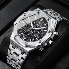 Relógio Masculino Premium Aço Inox Elite®