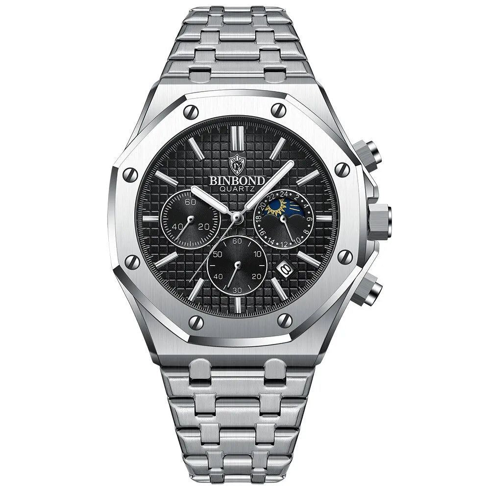 Relógio Masculino Premium Aço Inox Elite®
