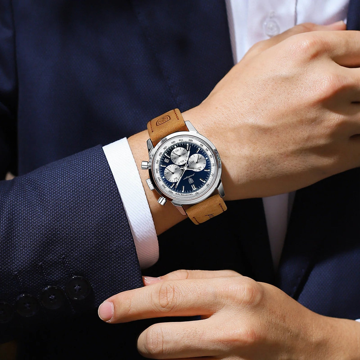 Relógio de Pulso Masculino Luxuoso Casual - Santorino